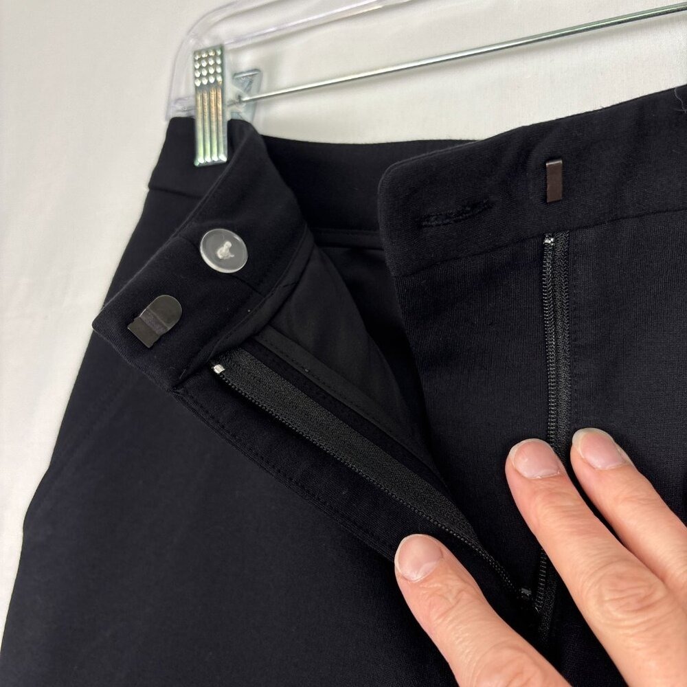 Nordstrom Black Bermuda Shorts Women's Size 6 Classic Stretch Tailored - Picture 6 of 13